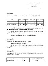 Đề thi tuyển sinh vào Lớp 10 THPT chuyên môn Địa lý (Có đáp án)